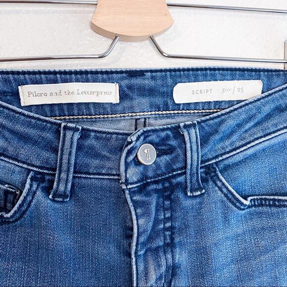 Anthropologie Pilcro and The Letterpress Script Jeans Size 25 - Picture 2 of 5